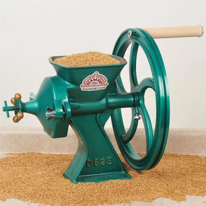 Heavy Duty Manual Crank Grain Mill, Steel and Iron, 56 pounds Y759