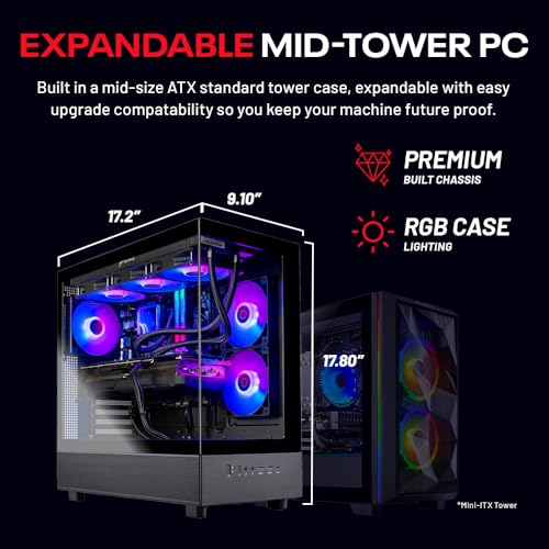 Desktop PC, Intel i7 14700F, RTX 5070 12GB, 1TB SSD, 32GB DDR5 RAM, Win 11 F47312