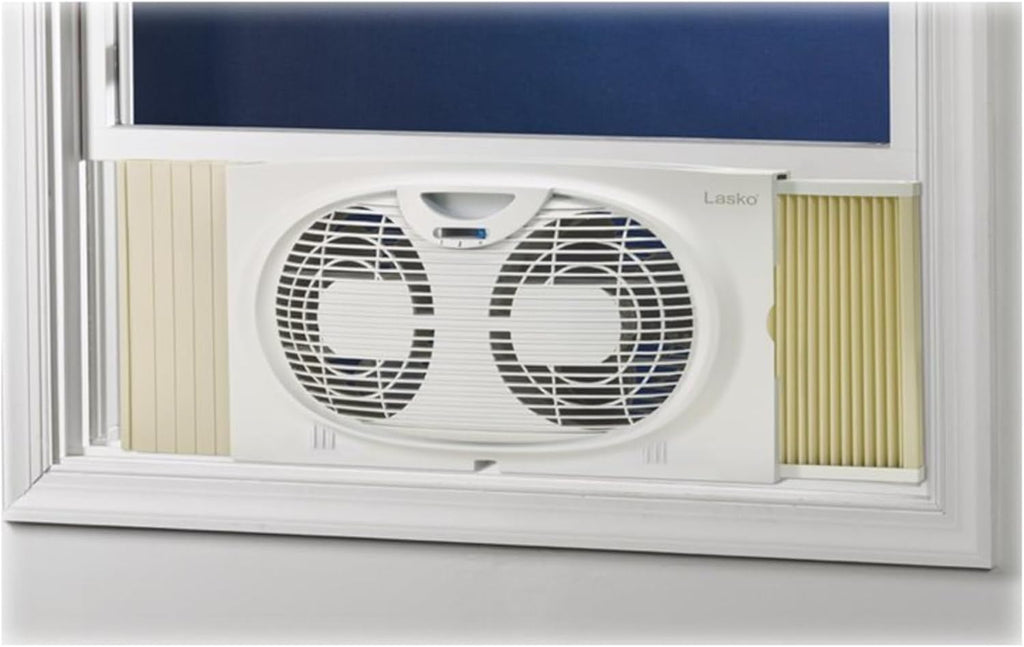 White Twin Window Fan W699819