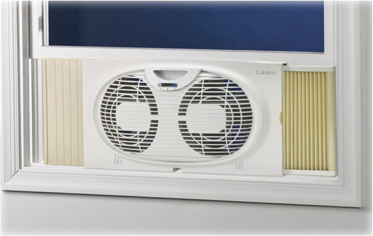 White Twin Window Fan W699819