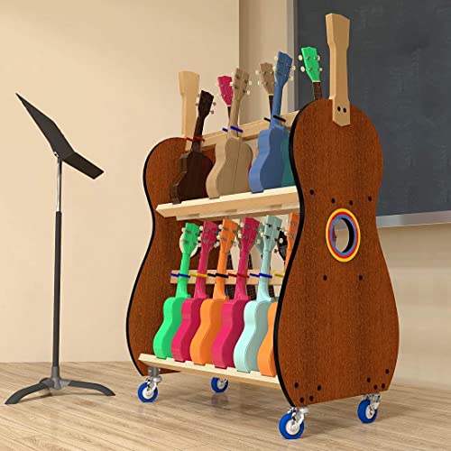 Soprano Ukulele Storage Cart Holds 30 ukes R25638