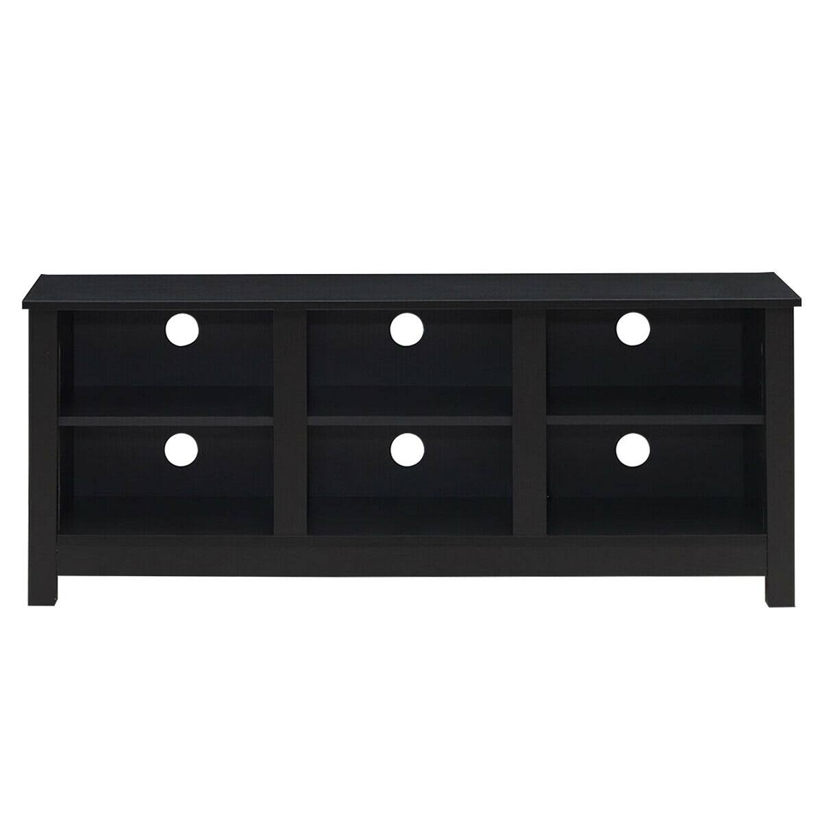 Black Entertainment TV Stand Cabinet K59526