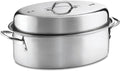 3-Piece Stainless Steel Covered Oval Roaster Set P3190