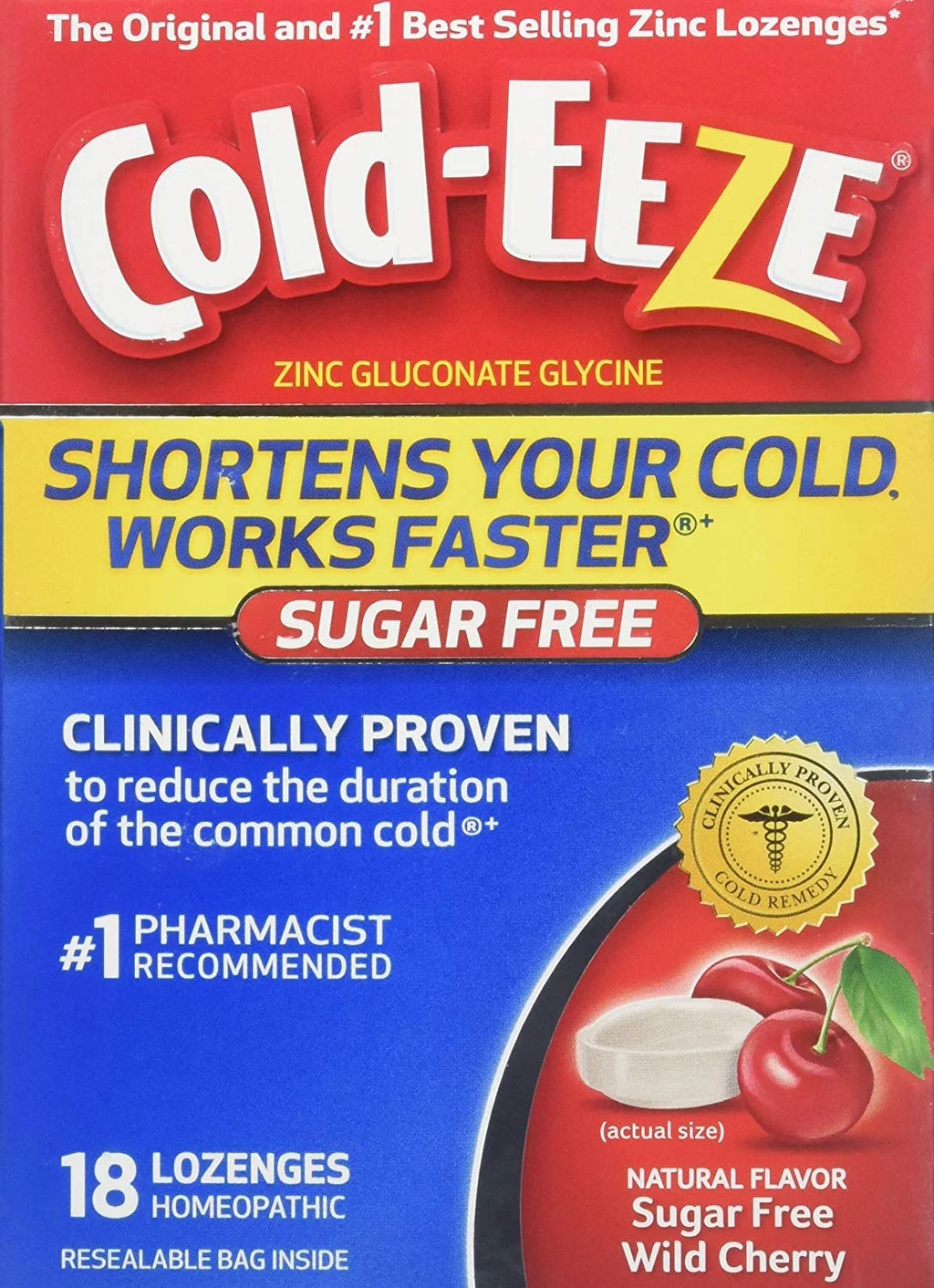 5 Pack Sugar Free Lozenges 18 Count each W1003