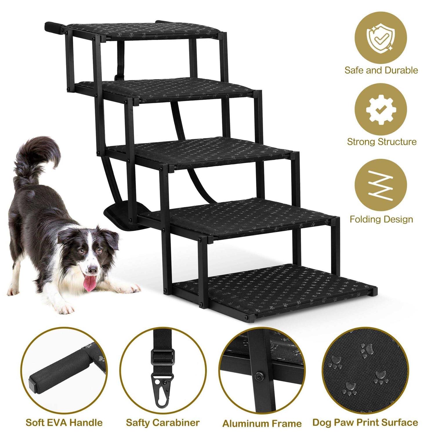 Foldable Dog Ramp with Non Slip Surface A206258