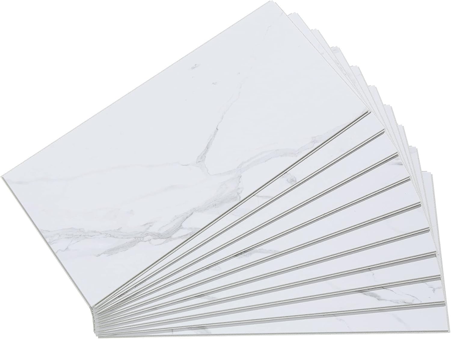 23.2 in. x 11.1 in. Interlocking Vinyl Waterproof Wall Tiles (10 Pack) S4609