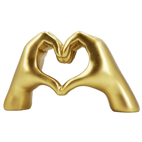 Silver Heart Hands Sculpture A183409