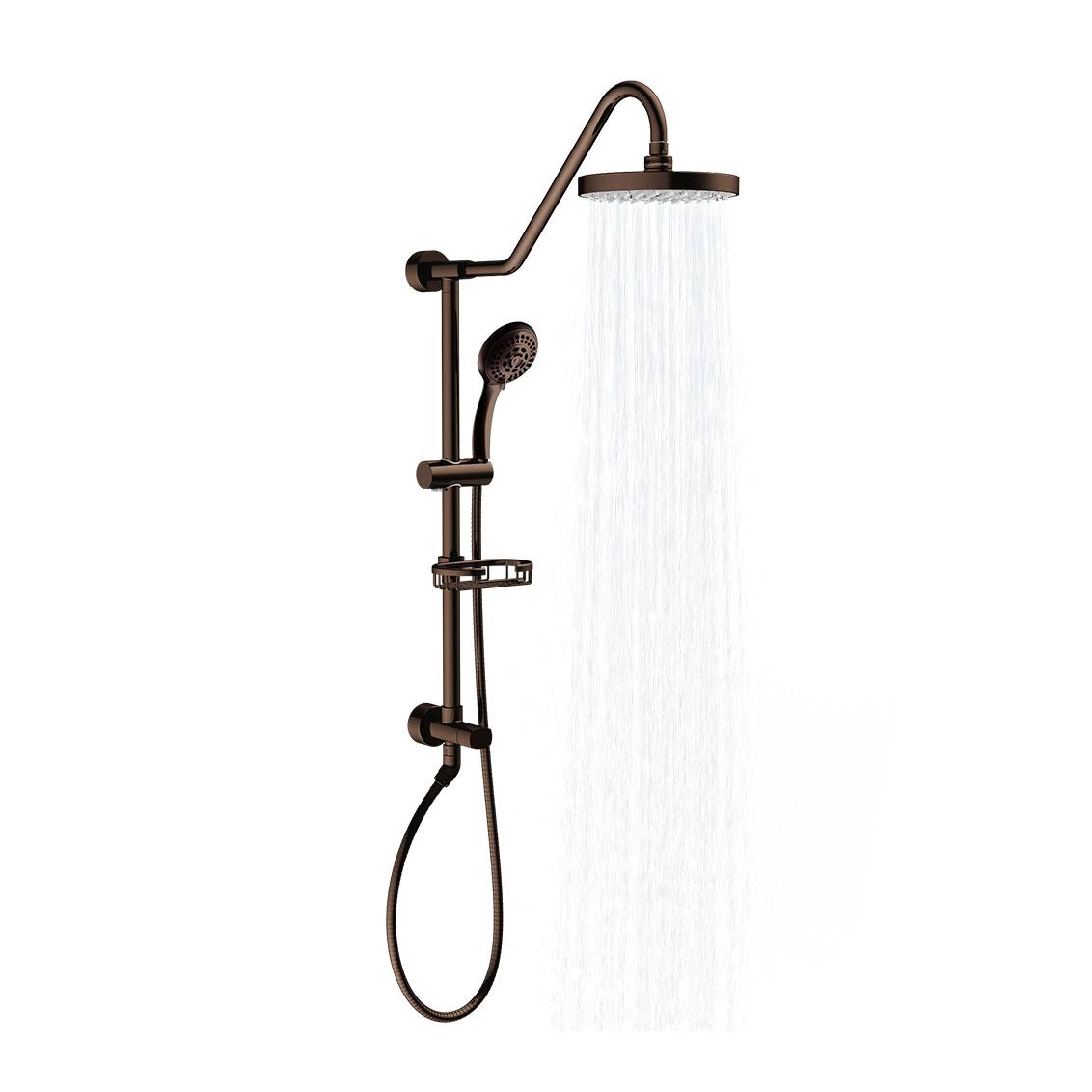 Dual Rain Shower Hand Held Head Spa System, Oil Rubbed Bronze Z75690