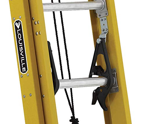 16-foot Fiberglass Extension Ladder, 375-Pound Load Capacity, Type IAA E3085