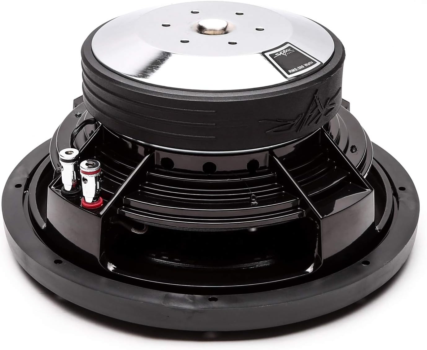 8 600W Dual 2 Ohm Shallow Mount Car Subwoofer M17047