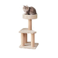 Beige Large Cat Tree with Scratching Posts J1741