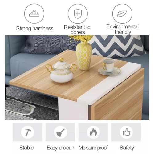 Folding Dining Table with 6 Wheels W1339
