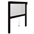 Bronze Aluminum Retractable Insect Screen Frame Kit W75212
