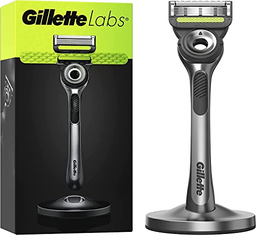 Men's Razor with Exfoliating Bar and Magnetic Stand Q849