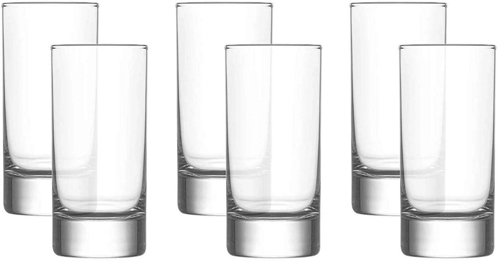 Clear 5 Ounce Juice Glasses Set of 6 D1616