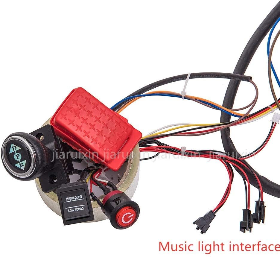 12V Remote Control Circuit Board Wires Switch Gearbox with Motors Electric Ride On Car Accessories F524826
