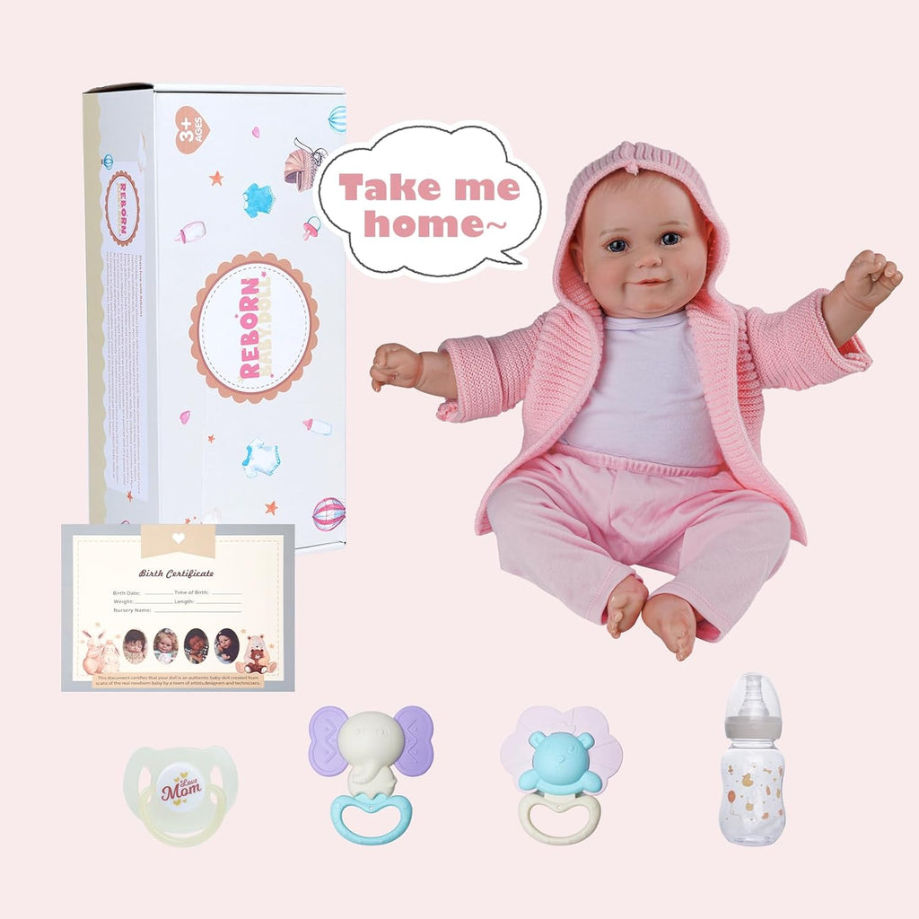 20 Inches Soft Body Realistic Reborn Baby Doll N3737