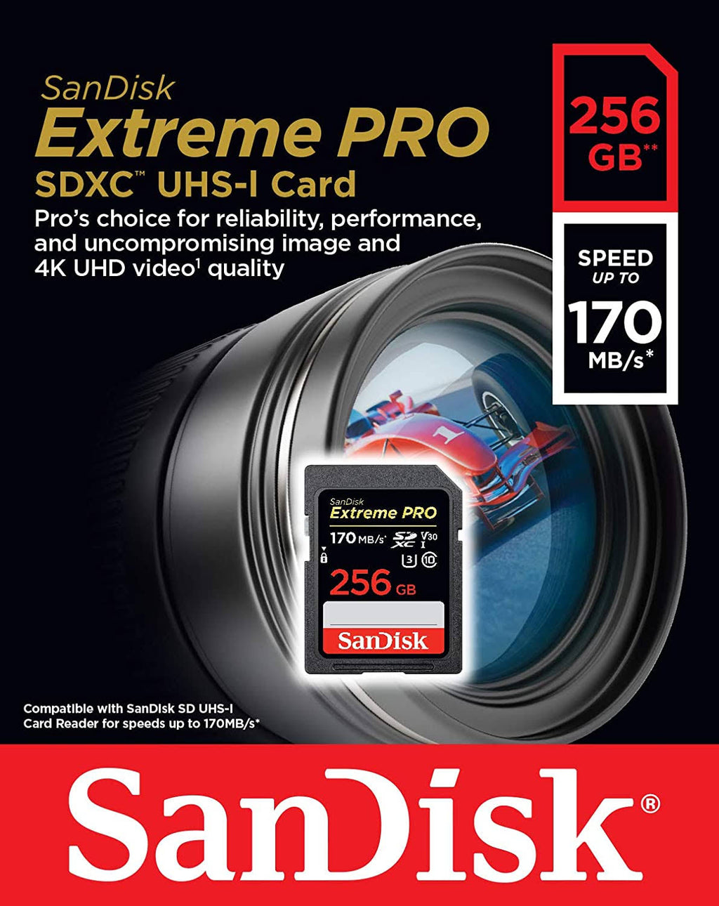 256gb SDXC UHS-I Memory Card Z9886
