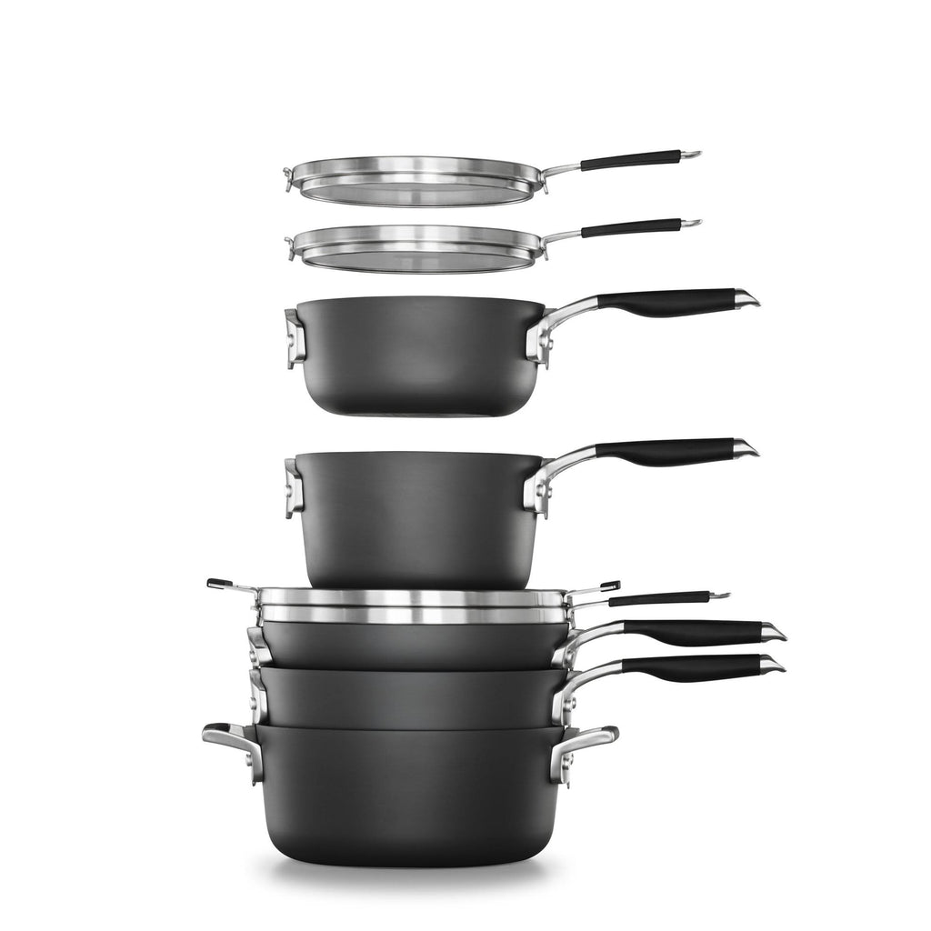 14 Piece Hard-Anodized Nonstick Cookware Set B750877