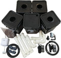 4 Site 5 Gallon RDWC Hydroponic Grow Kit System N6162