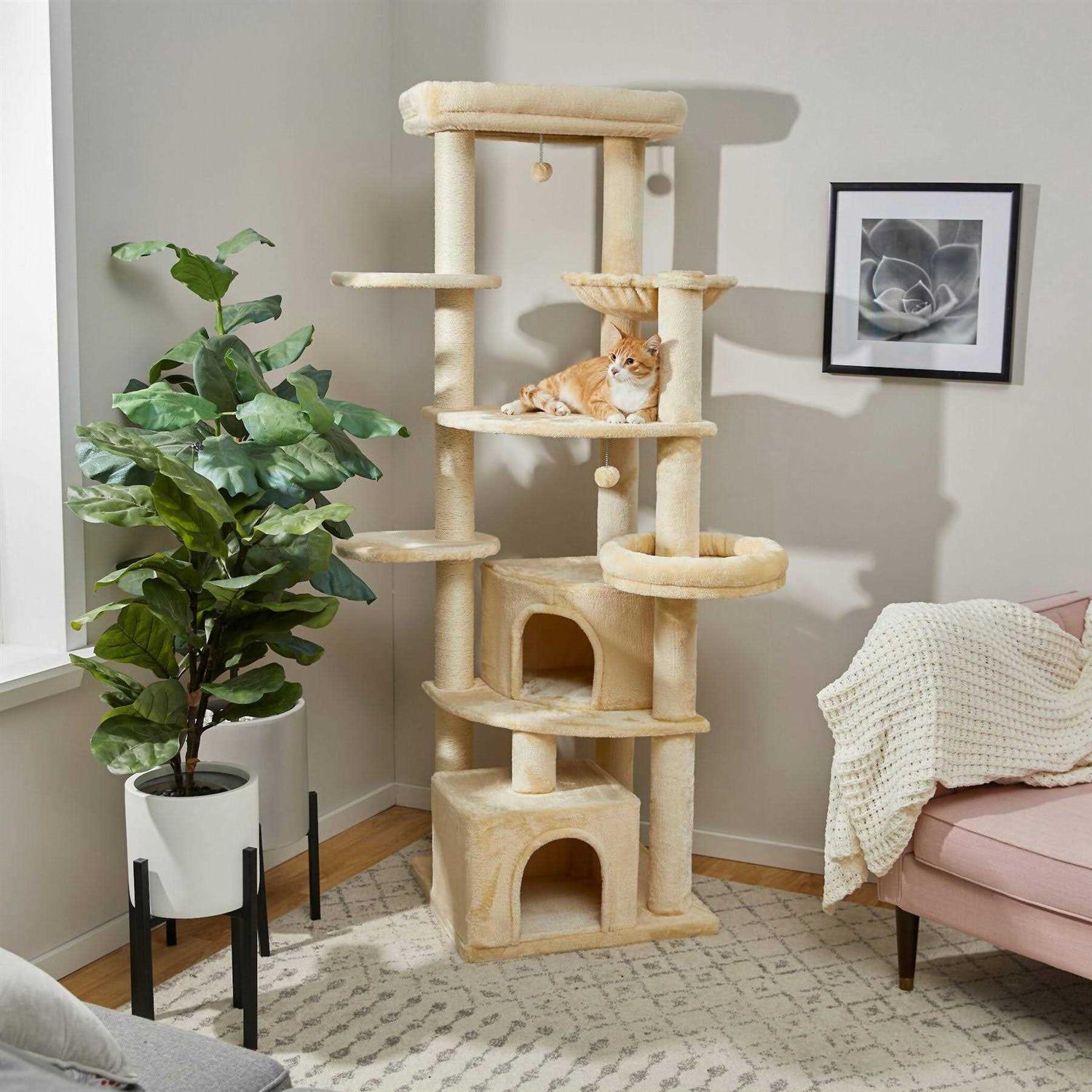76-in XXL Heavy Duty Cat Tree W545824