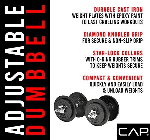 Adjustable Dumbbell Weight Set U33188