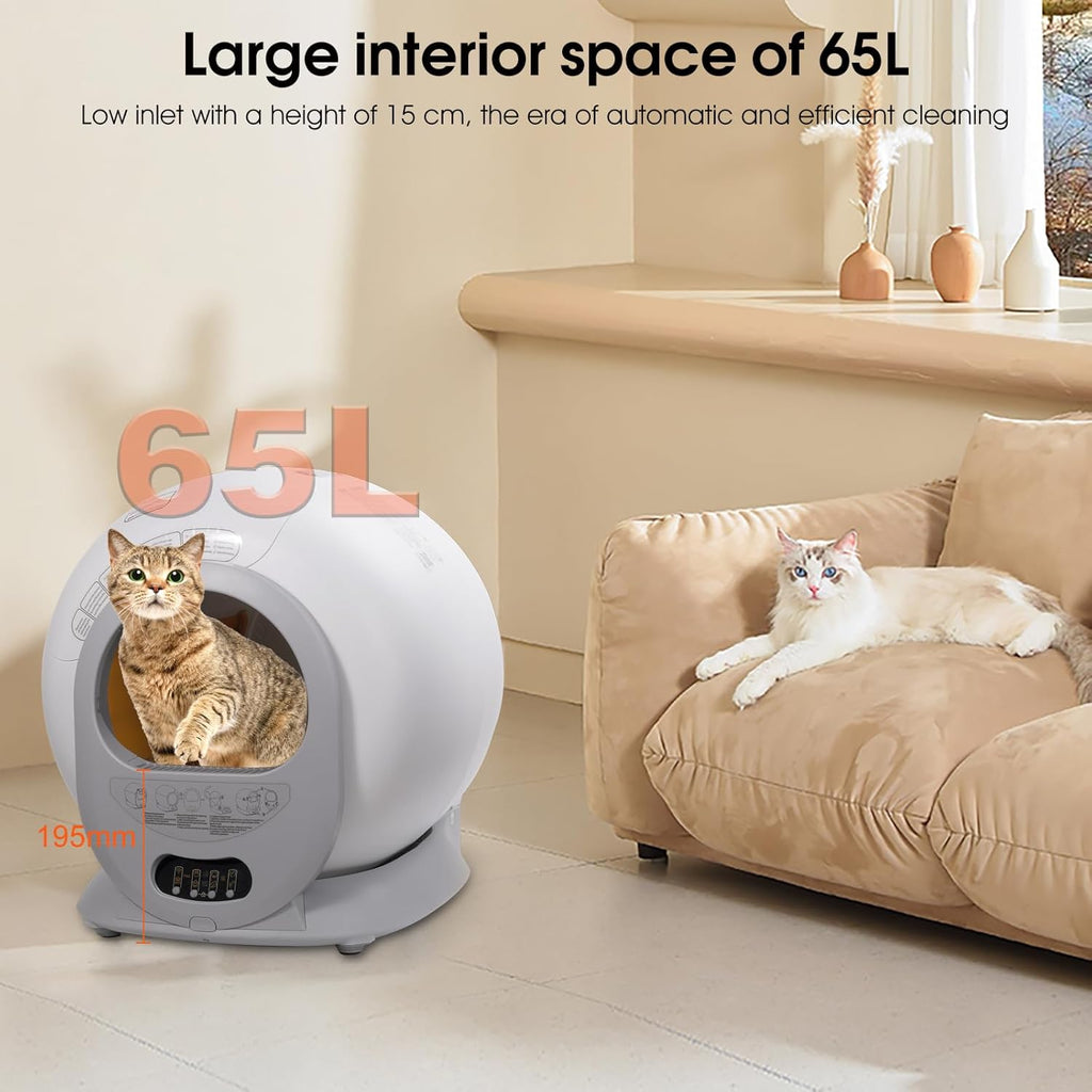 Self-Cleaning Automatic Cat Litter Box with App Control Z900408