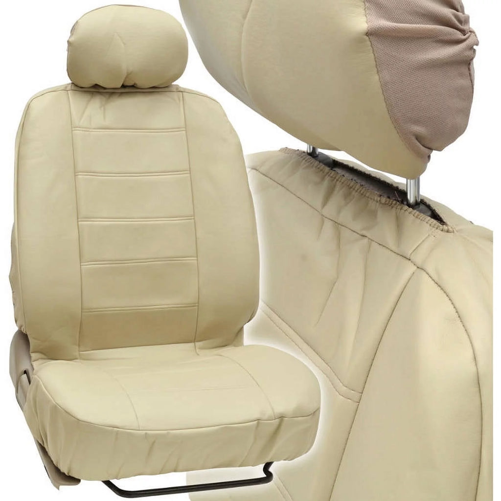 Black Beige Gray 3 Rows PU Leather Seat Covers K630