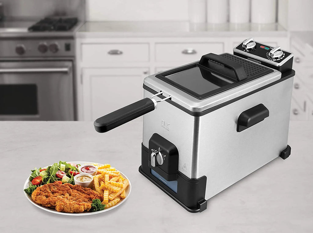 4.2 Quart Stainless Steel Deep Fryer D484042