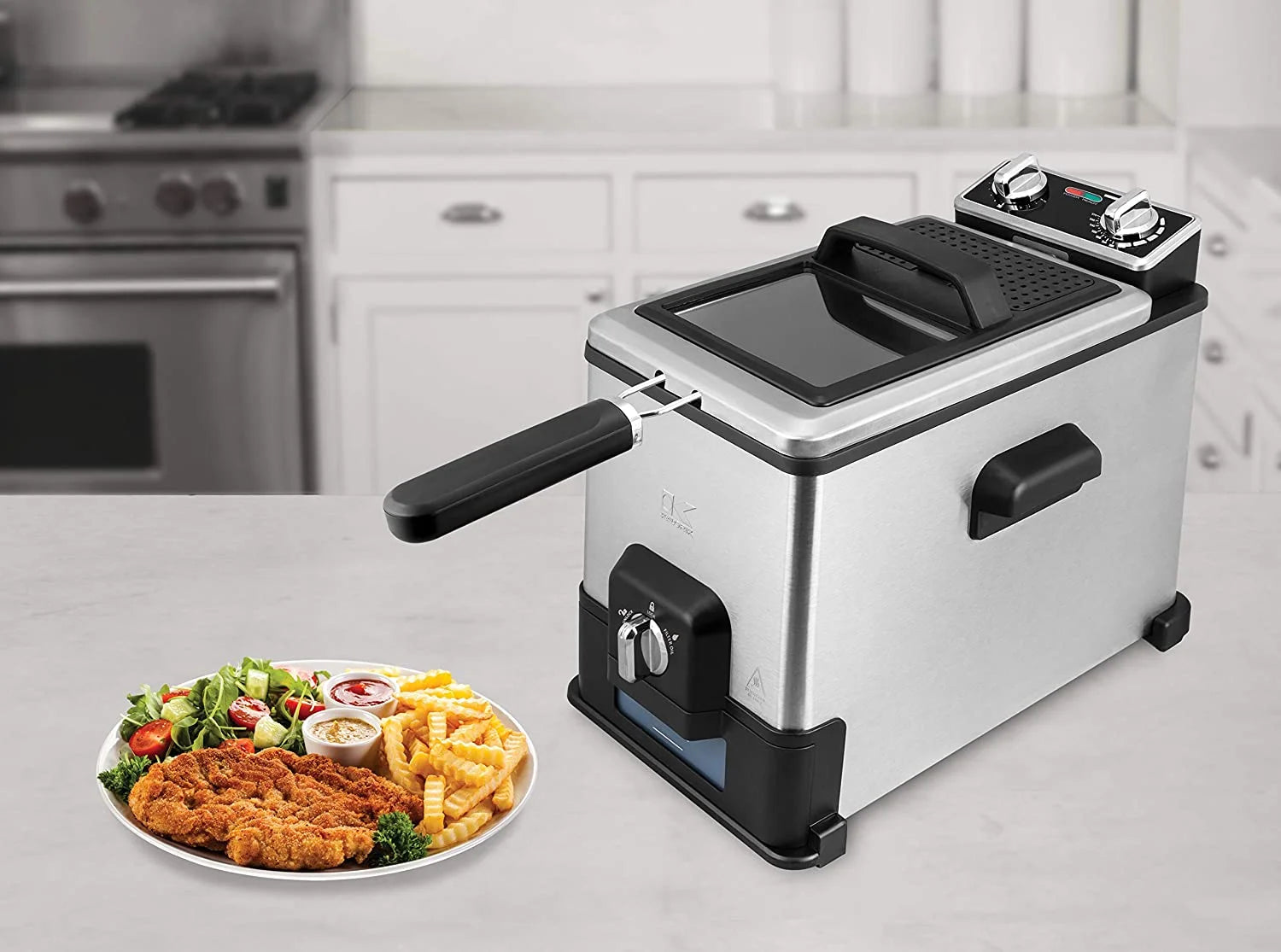 4.2 Quart Stainless Steel Deep Fryer D484042