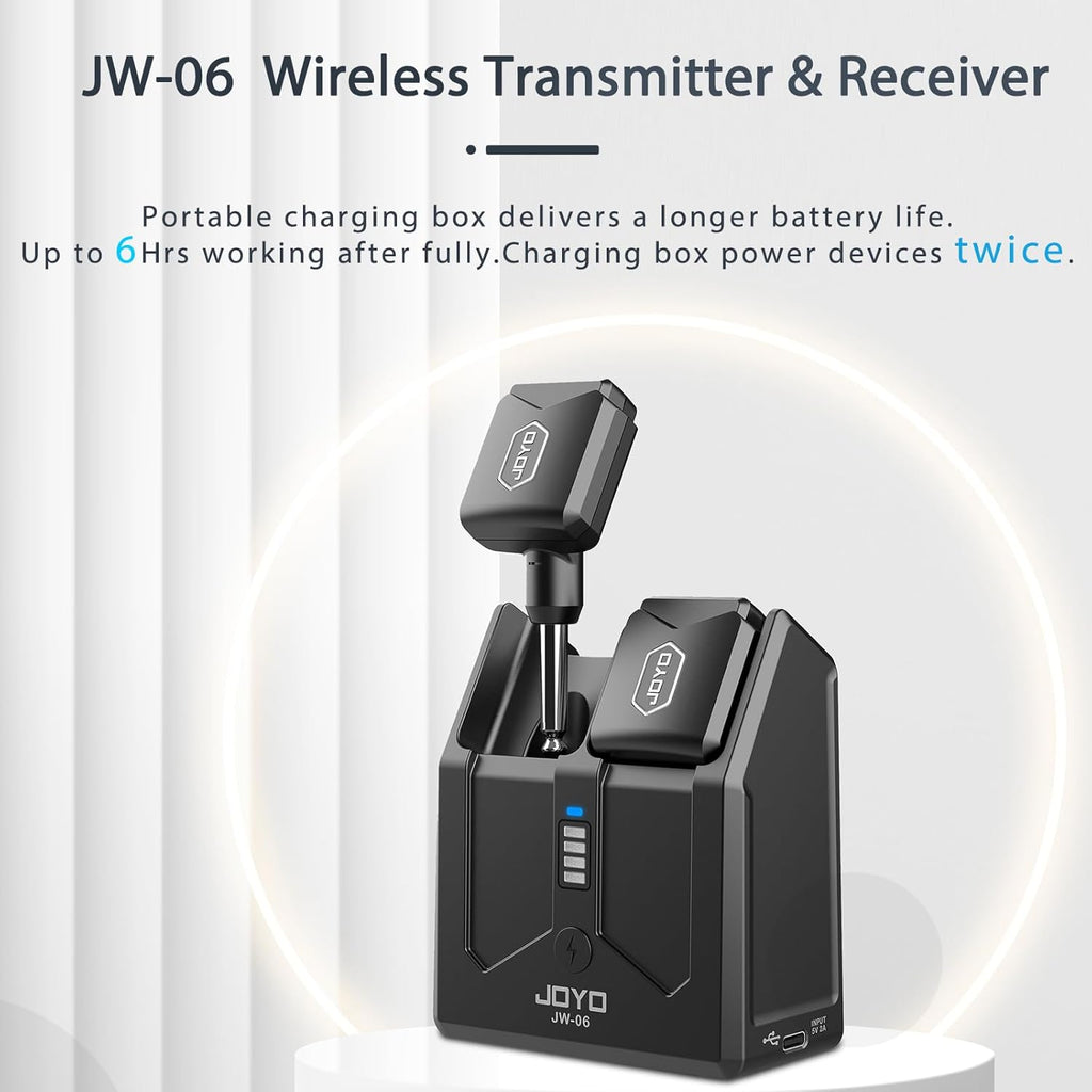 5.8GHz Wireless Guitar System with Charging Box and Guitar Audio Interface Q9769