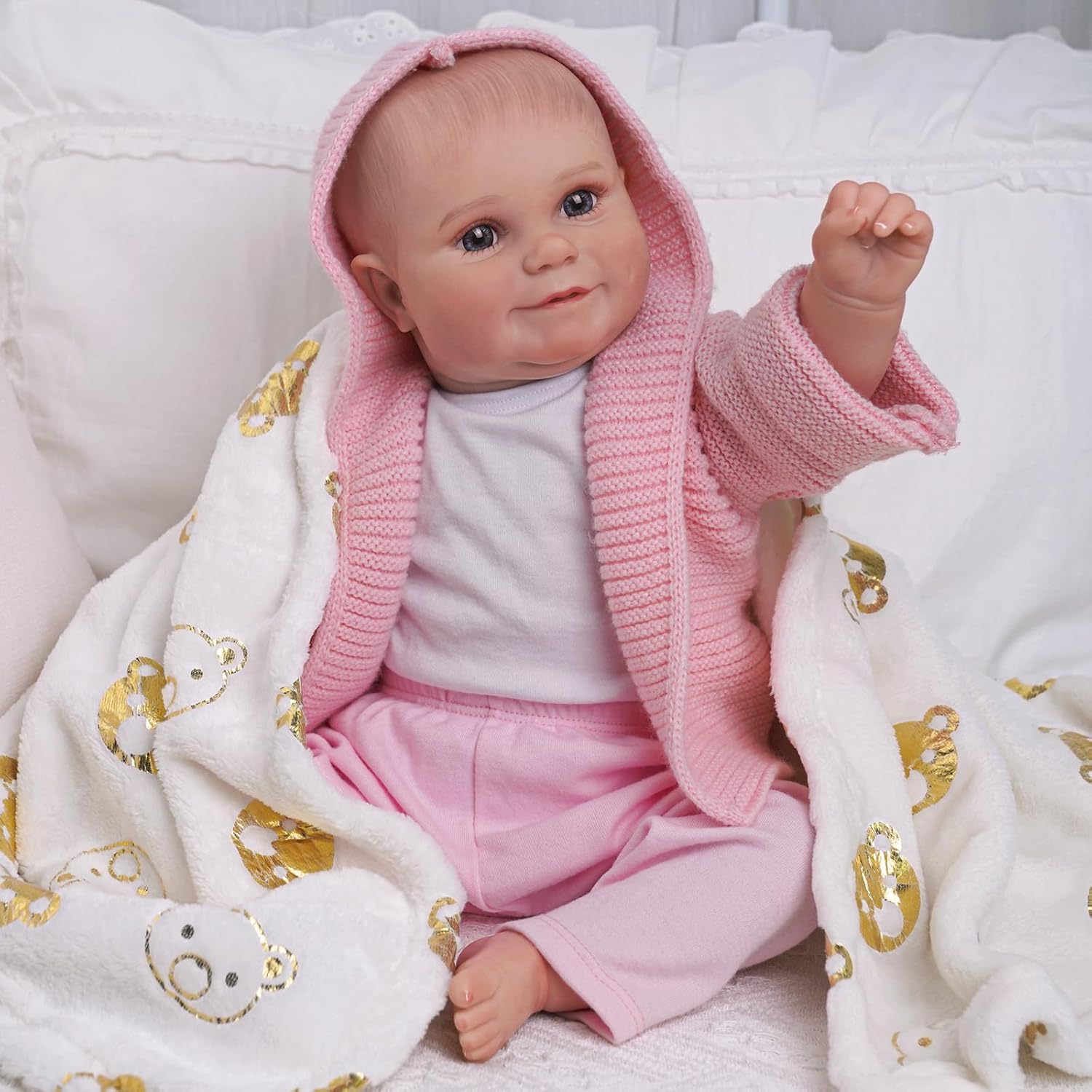 20 Inches Soft Body Realistic Reborn Baby Doll N3737