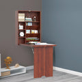 Wall Mounted Desk with Storage Area B7867