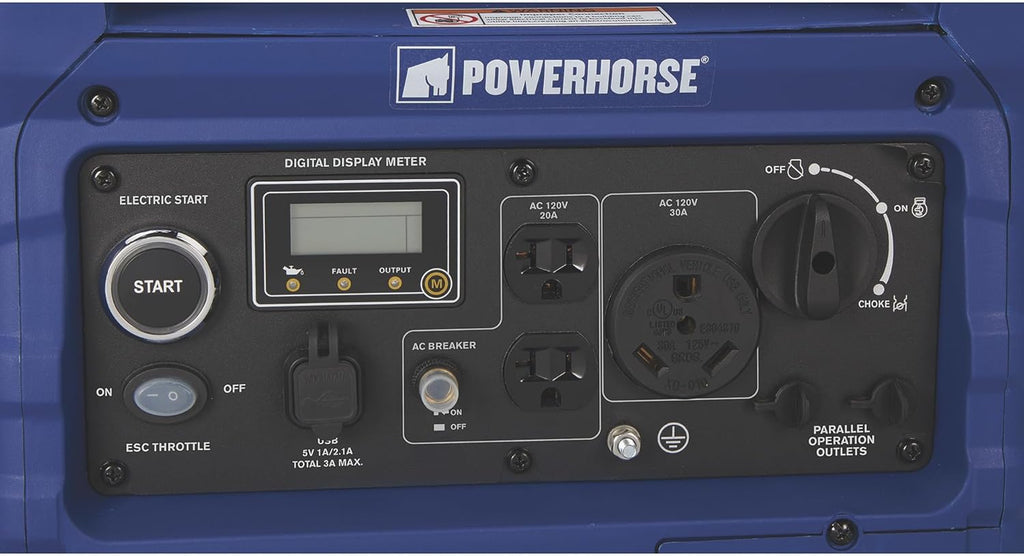 4500 Surge Watts 3500 Rated Watts Electric Start Inverter Generator D6040