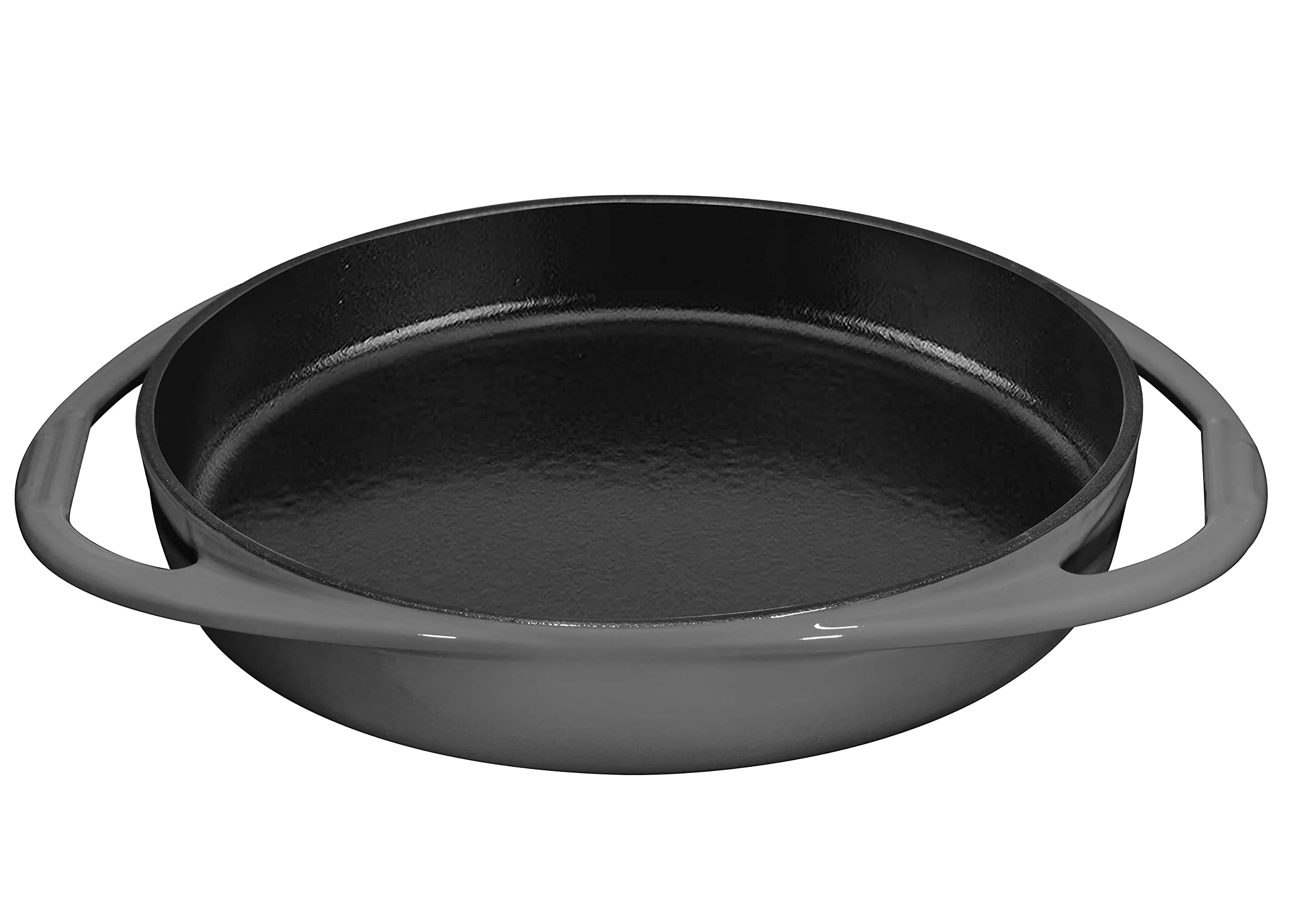 Gray Cast Iron Round Bakeware Pan N503