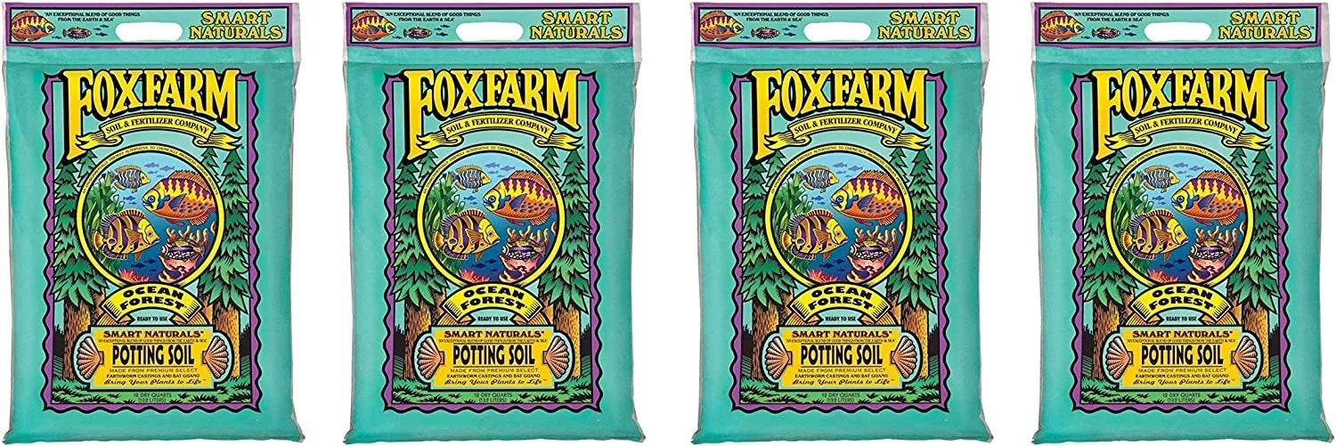12 Quart 4-Pack Ocean Forest Soil Bag J6738