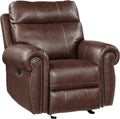 Brown Glider Recliner H1659