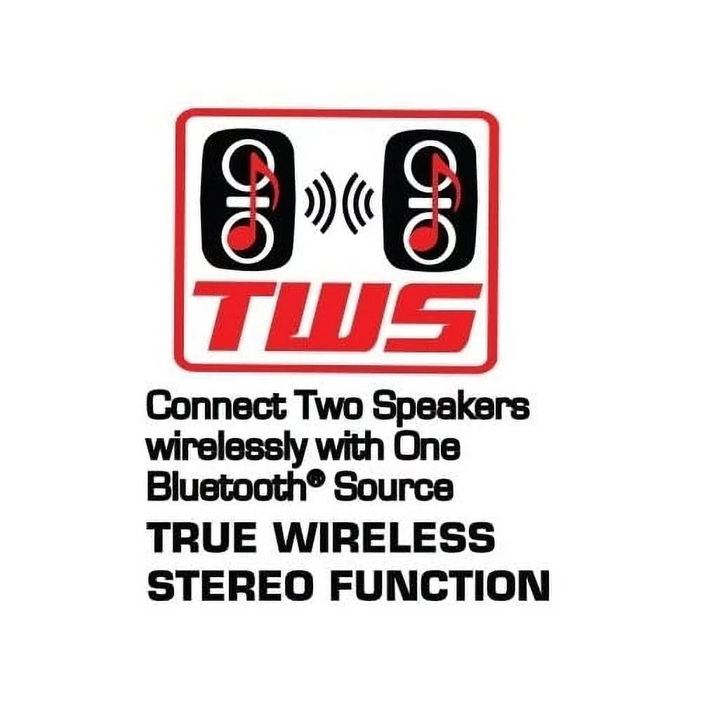 Portable Bluetooth Speaker System - Black Z345