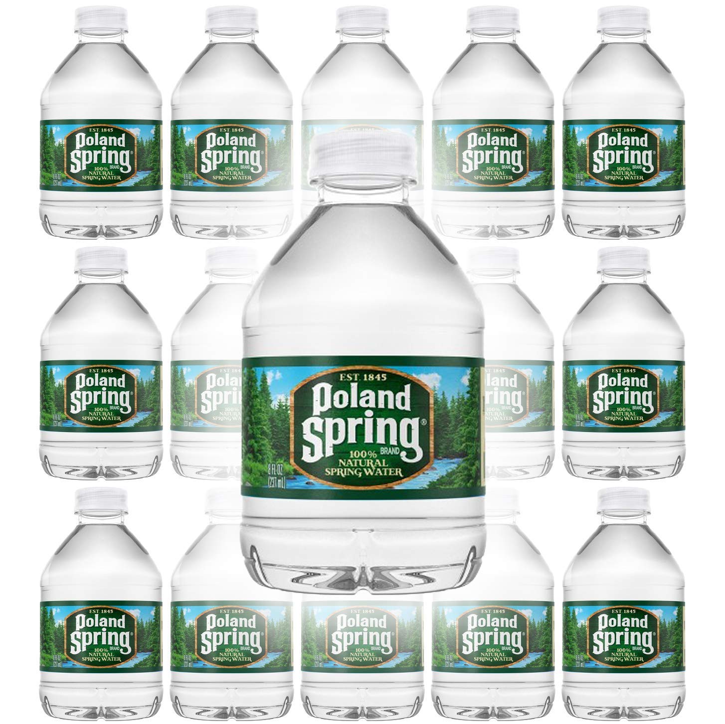 8Oz Spring Water Bottle (Pack Of 30, Total Of 240 Fl Oz) B1847