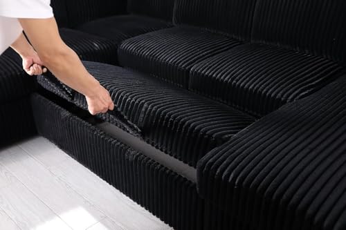 Oversized U Shaped Sleeper Sectional Sofa with Storage Chaise M788