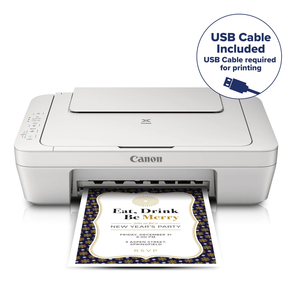 White All-in-One Color Inkjet Printer N555