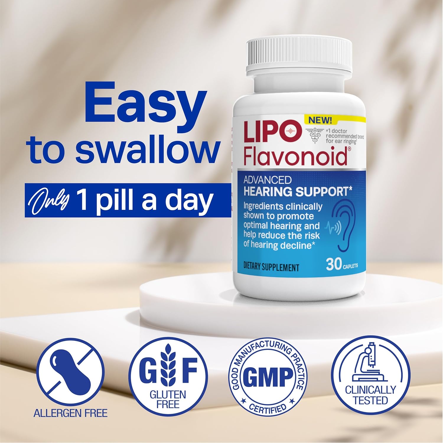 40 Caplets Multivitamin with Vitamin B & Bioflavonoids L8539