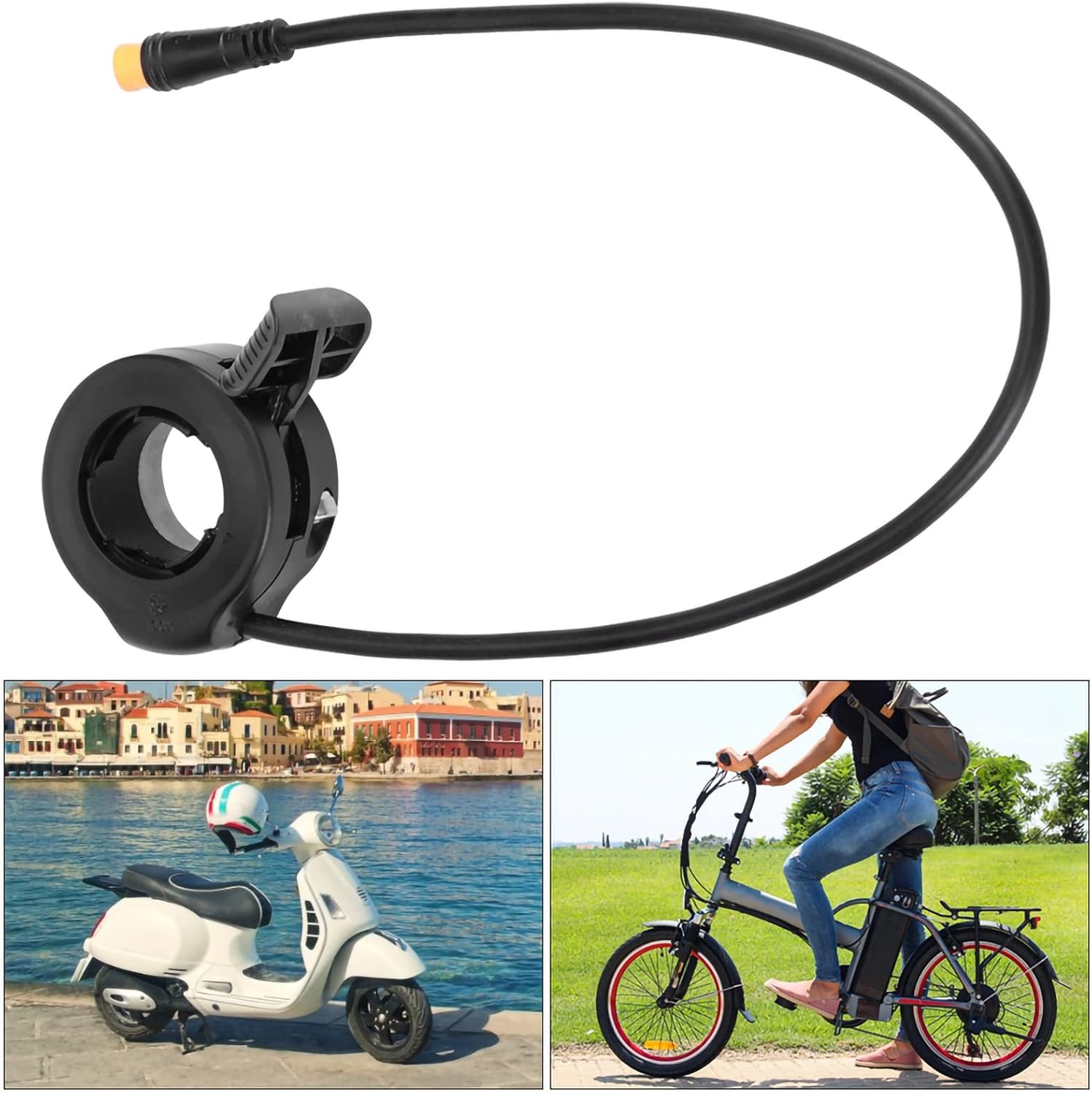 Finger Thumb Throttle with Waterproof Connector for Electric Scooters F4712