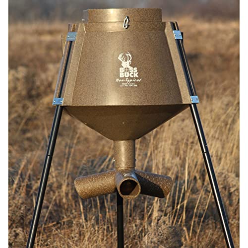 Oversized 350 Pound Capacity Hunting Gravity Feed Tripod Game Deer Feeder D769
