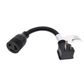 Adapter Cord 5-15P to L6-20R Receptacle Female Right Angle Plug N86446