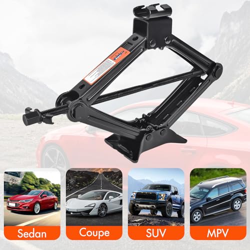 2 Ton Scissor Car Jack Kit with Lug Wrench I942471