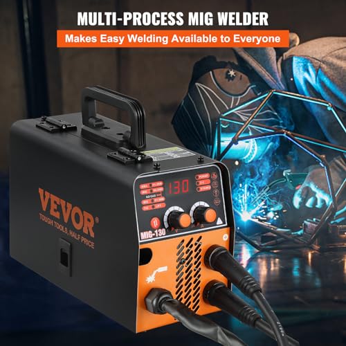 130A 3 in 1 MIG/MMA/LIFT TIG Flux Core Welder N4053