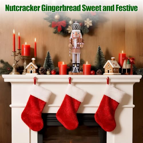14.4 Inch Wooden Christmas Nutcracker Figure L732035