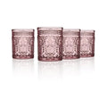 11 oz Pink Double Old Fashion Glass Set of 4 C644245