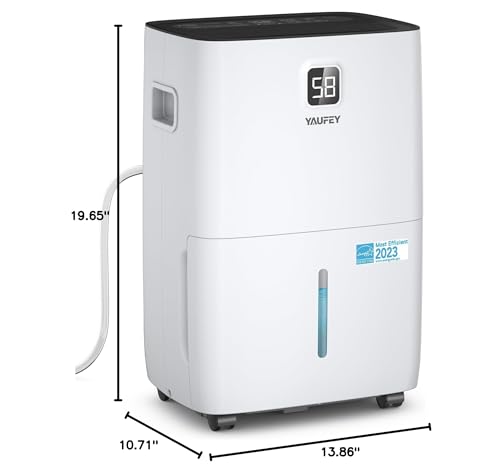 0.48 Gallon Dehumidifier with Auto or Manual Drainage C1517